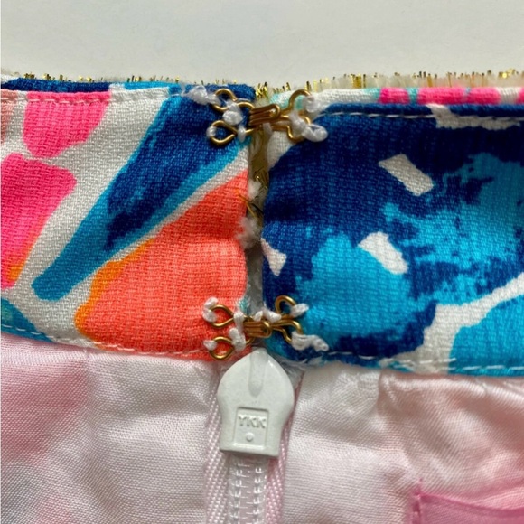 BNWT Lilly Pulitzer Alexa Multi Goombay Smashed Printed Shift with Beading - Picture 4 of 6